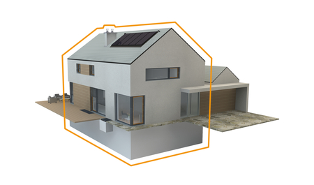 Házkoncepció Schiedel kéménnyel