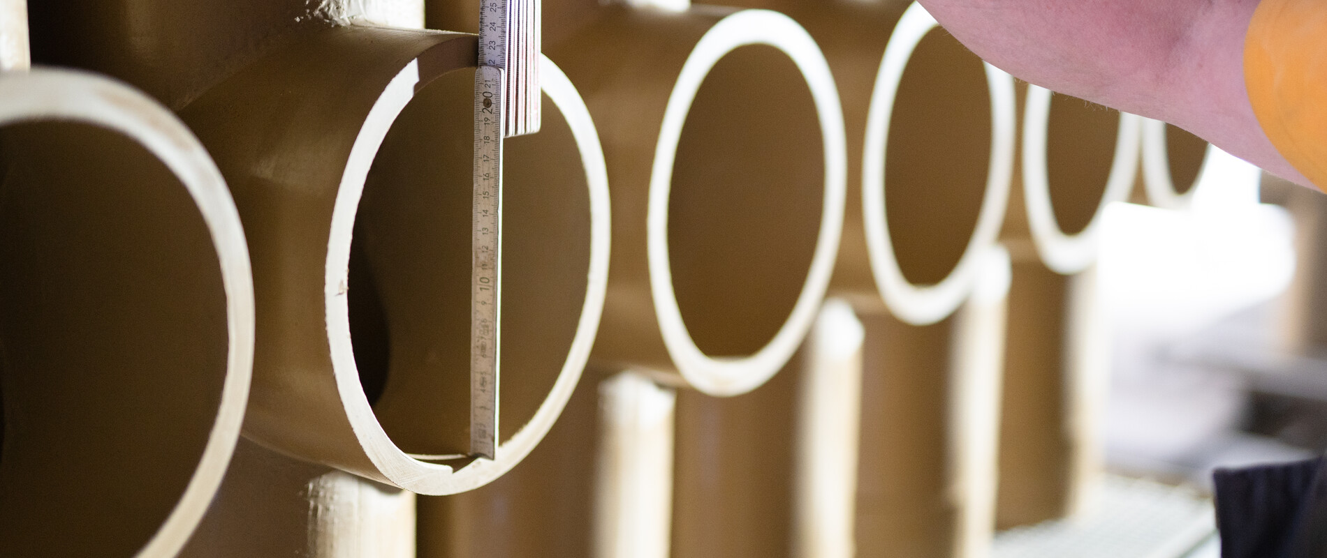 Quality Check with Ceramic Pipes