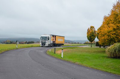 Schiedel transport op de baan