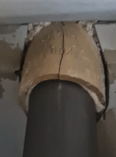 Zaústenie dymovodu, bez správnej prechodky