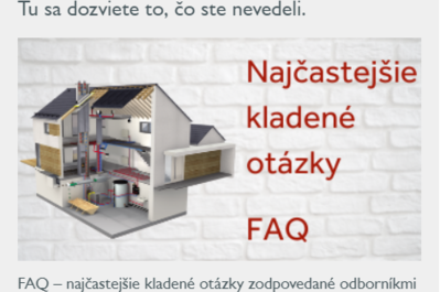 Najčastejšie kladené otázky