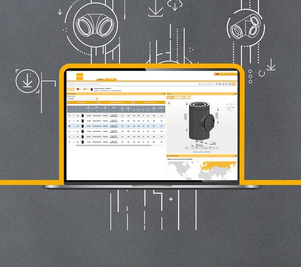 Schiedel CAD/BIM adatbázis illusztráció