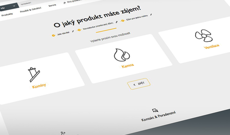 Online vyhledání vhodného produktu