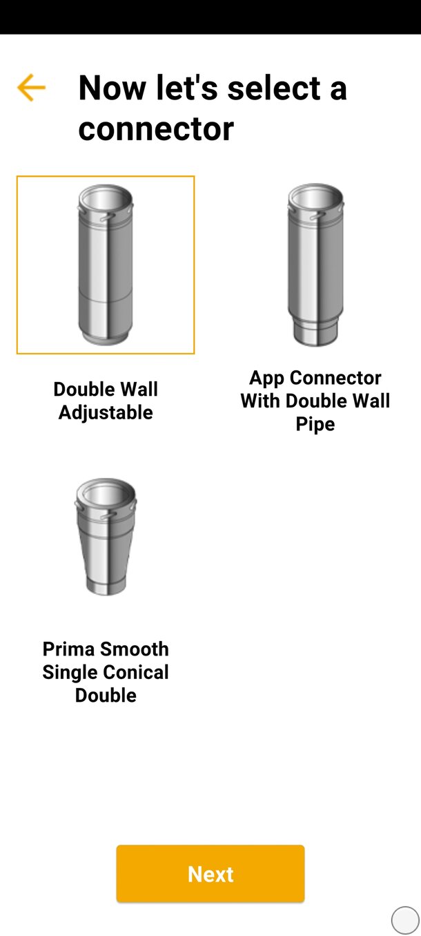 Stove connection choice