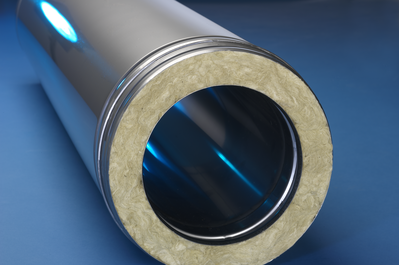 Schiedel AD - view of insulation between outer and inner wall
