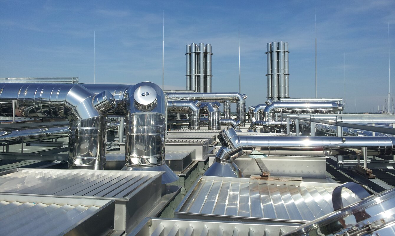 Stainless steel chimneys