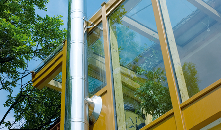 Schiedel KERASTAR - dodatečný komín rodinného domu