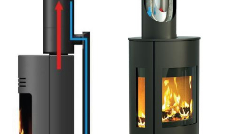 A Permeter Smooth Air kéményrendszer égési levegőt is biztosítja