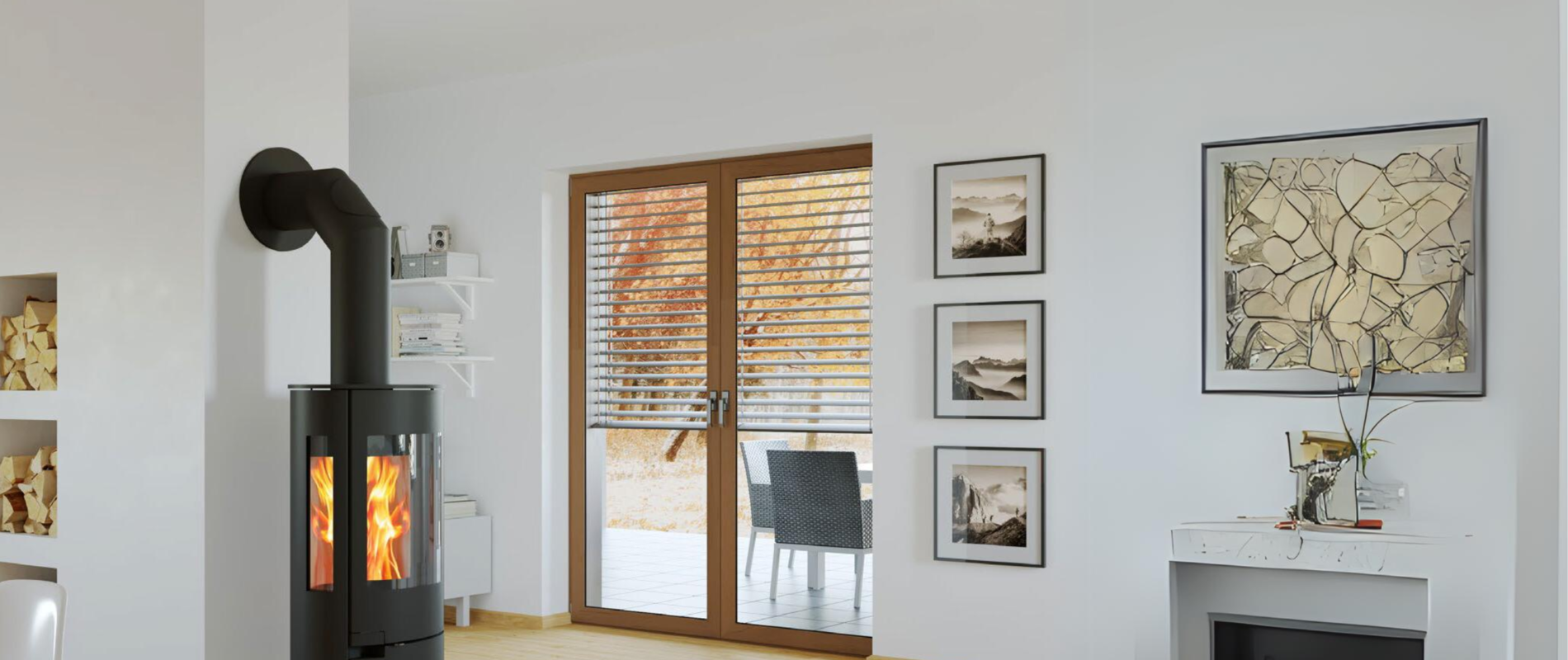 Eldrör från Sirius kamin