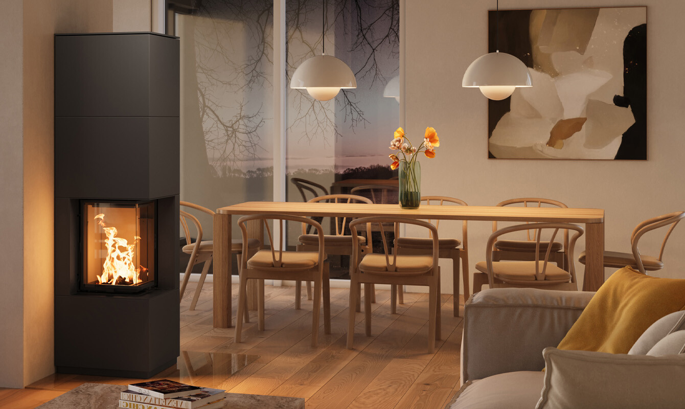 FORNAX: Modulární rohová kamna na dřevo