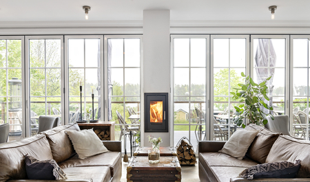 CELSIUS - Insert and chimney in one compact design