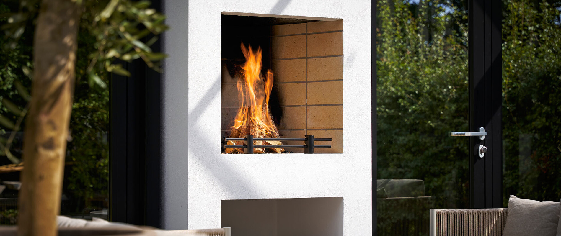 Utepeis fra Schiedel Isokern Living