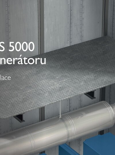 Schiedel ICS 5000 - Vertikální instalace generátoru